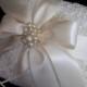 Ivory Ring Bearer Pillow With Alencon Lace