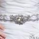 SKYLA wedding bridal crystal sash, belt