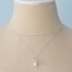 Freshwater Pearl Drop Necklace, Bridesmaid Jewelry,Bridesmaid Gift, Wedding jewelry,Freshwater Pearl Drop Necklace