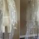 Vintage Triple Layer Tulle Veil with Flower Detail - Wedding - Bride
