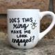 Does this Ring Make Me Look Engaged? Ceramic Hand Painted Mug - Engagement - Hand Painted - Personalized - Coffee Mug