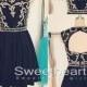 Black A-line Sequin Short Prom Dress, Homecoming Dress from Sweetheart Girl