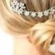 Bridal Hair Chain, Wedding Hair Wrap, Grecian Headpiece, Wedding Halo, Draped Hair Comb, Floral Wedding Hair Comb, Hair Wreath - 'SUMMER'
