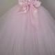 Custom Made Adult PInk Tulle Tutu Style Skirt for brides maid dress, prom, party, portraits-4 inches satin sash is included-Any color