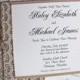 Rustic Lace Wedding Invitation, Burlap Wedding Invitation, Lace Wedding Invitation Suite. Shabby Chic. Handmade. Country.
