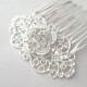 Crystal hair comb ~ Victorian style ~ Brides hair comb ~ Hair comb ~ Wedding hair comb ~ Hair Accessories ~ Hair Jewelry ~ ROSIE