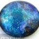 Blue Moon Iridescent Glass Opal Cabochon (3 Pieces)(30mm and other sizes) Glass Gem for costume jewelry pendant,wedding favors