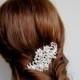 Bridal hair comb, Pearl Rhinestone Hair Comb, Bridal headpiece, Bridal hair accessories, wedding headpiece,bridal hair adornment