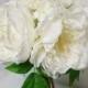 JennysFlowerShop 12’’ Extra Large Peony and Hydrangea Silk Artificial Flower Bouquet for Wedding/Home (12 stems)