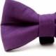 Dog Bow Tie, Dog bowtie, Purple Bow Tie