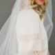 Juliet Veil, Cap Bridal Veil Wedding Veil, Juliet Cap Veil, Tulle Veil, 1920s Cap Veil, BOHO Veil, Chapel Veil, Bridal Accessories  #1107