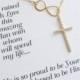 Mother of the Groom Infinity Lariat Necklace, Cross Infnity lariat Necklace, Thank you Mom card, gift for mother of the Groom/Cross Necklace