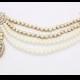 Stunning Elegant Gold Silver Kundan Stone Pearl Side Hanging Pasa Jhumar Tikka Bollywood Matha Patti Indian Headpiece Hair Head Chain Bridal