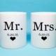 Mr and Mrs Gift - Bridal Shower Gift - Mr and Mrs Coffee Mug - Unique Bridal Shower Gift - Wedding Gift Idea - Gift for Newlyweds - Coffee