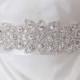 Bridal Belts with Rhinestones Bridal Sashes Crystal Beaded Bridal Wedding  Belt