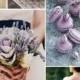 Cheap Lavender Lace Watercolor Wedding Invitation Kits EWI378