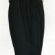 Black Strapless Pockets Maxi Dress -SheIn(Sheinside)