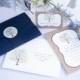 Tree Wedding Invitation Navy, with Woodgrain, Invitation Sample, Navy Pocketfold, Rustic Invitation Suite