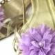 Wedding Accessory Bridal Flower Shoe Clips - bridesmaids, pearl, lavender, pumpkin, pink, blue, orange, teal, fuschia