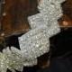 Heavy Crystal Rhinestone Heat Press Embellishment By The Yard, 2" Wide, Headbands, DIY, Wedding, Bridal Accessories, Belts