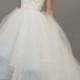 Lazaro - Fall 2012 - Strapless Blue Ball Gown Wedding Dress With A Beaded Sweetheart Bodice
