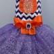 Halloween Dog Costume Tutu Harness Dress - Pumpkin Patch