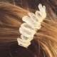 quartz crystal hair comb ~ boho hippie wicca indie festival bride bridal veil piece/accessories/jewelry