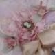 Marie Antoinette Shabby Chic ostrich feather fan bouquet