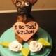 Single Boxer Dog Wedding Cake Topper/ single dog sculpture with base/custom colors/custom design. ANY BREED