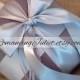 Pet Ring Bearer Pillow...Made in your custom wedding colors...shown in charcoal/silver gray