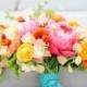 Bright And Colorful Preppy Summer Wedding