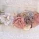 Bridal Sash, Wedding Sash in Champagne, Ivory, Tan And Blush With Lace, Crystals, Pearls And Tulle, Bridal Belt, Flower Sash