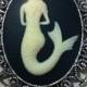 Kawaii Mermaid Nautical Sea cameo Wedding Hair Clip Bobby Vintage Victorian Edwardian