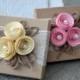 Flower Girl Bridesmaid Invite Box Lace, Swirl Rose & Twine Will You be My Bridesmaid Invites Cards Rustic Chic Vintage