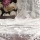 Vintage Style Lace Table Runner with Beads or Pearls   Simply Stunning!!!!