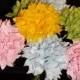 1.00 Each, 12  Long Stems Pastel Pom Bouquet, Wedding Bouquet, Paper Flowers, Paper Poms, Birthday Bouquet, Easter Flowers, Paper Flowers