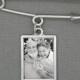 Boutonniere Memorial Photo Charm w/ Pin Wedding Set