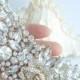 VanessaJewel Gorgeous 4.72 Inch Gold-tone Clear Rhinestone Crystal Flower Brooch Pendant Wedding Deco Bridal Jewelry BP04058C4