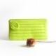 Wedding bridal clutch purse, Bridesmaid gift idea Clutch Purse bag, Neon Green Kiwi Rose, Gift for her, Mothers day