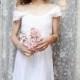 Romantic Cowgirl Wedding Dress,Prairie Wedding, Mori Girl, Altered Couture Wedding Dress, Shabby Chic Lace Dress,  XS Bertha Louise Designs