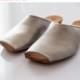 SALE 30% OFF Pearl leather slip on shoes , Pip toe shoes, summer flats , Flat leather shoes , Designer comfortable shoes