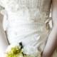 CLEARANCE Sample Sale - Flower Fairy Wedding Bridal Dress with Bling for a Boho or Alternative Wedding