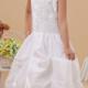 Buy Australia White Straps Beaded Appliques Pick-ups Floor Satin A-line Flower Girl Dresses 2410371 at AU$97.61 - Dress4Australia.com.au