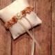 Ivory and Gold Pet Ring Bearer Pillow