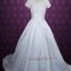 Modest Ball Gown Wedding Dress with Short sleeves 