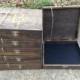 Wooden Cigar Box with Felt SET OF 4 Rustic Wedding Personalized Groomsmen/Best Man Gift Box