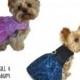 Princess Dog Dress Pattern 1521 * Small & Medium * Dog Clothes Pattern * Dog Harness Dress * Dog Wedding Dress * Designer Dog Clothes