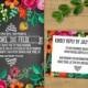 As seen in COSMOPOLITAN Bride Australia 2014 - Chalkboard wedding invitation, printable wedding invitation