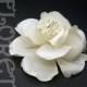 Couture Ivory Magnolia Bridal Hair Flower Accessory French Silk Flower Wedding Veil Clip Small Ready-Made