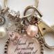 Personalized Mother of the Groom Gift, Thank you for raising the man of my dreams, keychain daughter in law mother in law beautiful